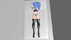 costume crossdressing femboy highheels kenny_diver lunars male panties simplistic skimpy