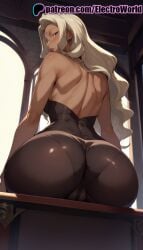 1girls ai_generated ass ass_focus asshole back bent_over big_ass big_butt blonde_hair blush breasts bubble_ass cameltoe code_geass curvaceous curvy curvy_body curvy_female dark-skinned_female dark_skin electroworld female female female_focus female_only from_behind highres inviting_to_sex looking_back pussy pussy_juice rakshata_chawla seductive seductive_look seductive_pose shiny_skin sitting solo solo_female sweatdrop uncensored vagina voluptuous voluptuous_female