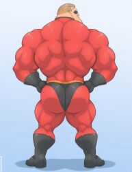 ass bara costume male male_only mr._incredible muscles muscular robert_parr solo solo_male the_incredibles tylerstark