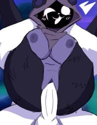 big_breasts fortnite fortnite:_battle_royale full_nelson fur hood penetration purple_skin raven_team_leader stupidroach thighs