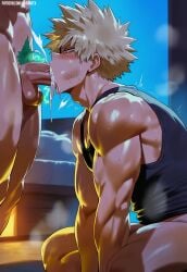 ai_generated bakugou_katsuki boku_no_hero_academia deku gay haruartx izuku_midoriya katsuki_bakugou male male_only midoriya_izuku my_hero_academia