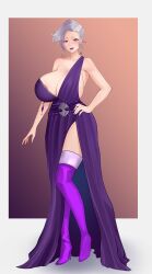 1girls big_breasts chaos_(warhammer) chaos_cultist chaos_daemon demoness emsesama female female_only revealing_clothes seductive seductive_pose slaanesh solo solo_female stockings tattoo temptation voluptuous voluptuous_female warhammer_(franchise) warhammer_40k white_hair