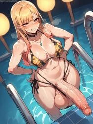 ai_generated big_penis bikini breasts futanari grapesss kitagawa_marin light-skinned_futanari sono_bisque_doll_wa_koi_wo_suru