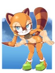 colono cub female furry marine_the_raccoon mostly_nude sega sonic_(series)