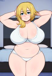 ai_generated bikini chubby huge_breasts kingdom_hearts namine