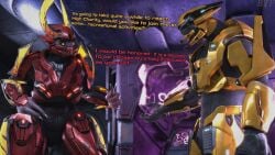 armor bellathefella clothed halo_(series) sangheili straight