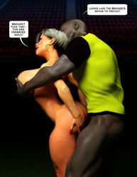 3d big_ass bimbo blonde_hair dark-skinned_female dark-skinned_male dark_skin english_text female football interracial large_breasts male p1nups referee straight text vaginal_penetration