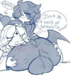 black_sapphire_cookie cookie_run cookie_run_kingdom male_only pure_vanilla_cookie shortstack snugg-glow