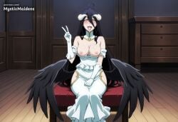 albedo (overlord) from overlord (maruyama) by mystic maidens