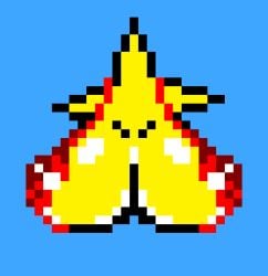 accurate_art_style animate_inanimate animated areola areola_slip areolae areolae_slip ball_with_boobs ball_with_hyper_features big_breasts bikini blue_background bouncing_breasts breasts huge_boobs huge_breasts joestarjorik loop looping_animation objectophilia pixel_art red_bikini red_sling_bikini red_slingshot_swimsuit save_point save_star_(undertale) shaking_breasts shortstack simple_background sling_bikini slingshot_bikini undertale waddling_head yellow_areola yellow_areolae yellow_body yellow_skin