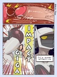 1boy 1girls anthro anthro_on_human arceus ass cervix comic deep_penetration english_text female generation_4_pokemon green_sclera hi_res human_on_anthro internal internal_view legendary_pokemon light-skinned_male light_skin male michi_plaga nintendo penetration penis pokemon pokemon_(species) pokephilia red_eyes sex text text_box thick_ass thick_thighs vaginal_penetration wide_eyed