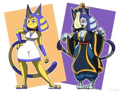ankha from animal crossing by chabble