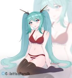 hatsune miku from sega by colettespersik