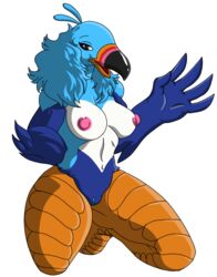 anthro avian bird breasts cereal female food froot_loops frootloops mascot nipples nude pussy rule_63 solo toucan toucan_sam zimaku15