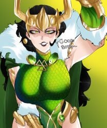 lady loki from marvel by alqkemy777