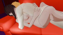 3d 3d_(artwork) 3d_animation 3d_model animated blowjob chainsaw_man denji_(chainsaw_man) higashiyama_kobeni kissing kobeni_higashiyama longer_than_2_minutes male/female missionary sound tagme the_m_guy tongue_in_anus video
