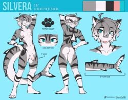 2026 anthro aquatic areola ass balls biped claws countershade_torso countershading digital_drawing_(artwork) digital_media_(artwork) feet fingers fish front_view genitals hair hi_res looking_at_viewer male male_only navel nipples nude nude_anthro nude_male penis rear_view shark sharkcatsg smile solo tail teeth toes