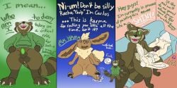 after_transformation ambiguous_gender anthro assuming-control assuming_position balls belly_rub bodily_fluids brown_body brown_fur camera_phone claws clothing content_smile crotch_view cum cum_on_face dialogue digitigrade drooling duo eevee english_text erection fur furniture generation_1_pokemon genital_fluids genitals gesture green_penis hand_gesture handjob_gesture hi_res holding_penis hoodie hybrid intersex intersex/intersex intimate kio_kasteyoto livestream lying male male/male nervous nervous_smile nintendo nonchalant nude on_back onomatopoeia orgasm pawpads penis penis_tip plotting pokemon pokemon_(species) purple_penis recho_raccoon_(character) relieved saliva sitting sofa sound_effects standing suggestive suggestive_gesture tail tail_motion tailwag tapping_foot teeth text toe_claws topwear