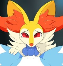 1boy 2019 alternate_color ambiguous_gender animal_genitalia blue_penis braixen canid canine duo erection first_person_view fur furry hi_res interspecies knot kyrodrx looking_at_viewer lycanroc male male/ambiguous male_pov mammal midnight_lycanroc nintendo oral original_character penis pokémon_(species) pokemon pokemon_(species) pokemon_sm pokemon_xy pov simple_background solo_focus video_games