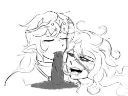 1boy 1boy2girls 2girls 2girls1boy 4:3 backrooms backrooms_creature black_skin blowjob clavis elf_ears entity-59_(backrooms) entity-700_(backrooms) entity-x/103_(backrooms) forked_tongue god goddess licking licking_penis long_tongue no_color philia pointy_ears pov pov_blowjob pov_male precum saliva sketch snake_tongue solaris sucking_tip the_backrooms the_keymaster the_keymaster_(the_backrooms) the_pantheon_(the_backrooms) threesome threesome_blowjob