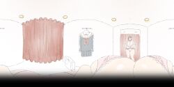 1girls 360_fov 360_image 360_panorama bra breasts_bigger_than_head brown_hair changing changing_room cleavage female_pov female_pov_only first-person_view first_person_perspective first_person_pov first_person_view gigantic_breasts huge_breasts indoors inside kumadaibako kumako_(kumakonoh) mirror mirror_pov panorama panoramic panoramic_view point_of_view pov pov_only seifuku shopping_bag sidelocks solo thick_thighs underwear