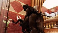 16:9 2_horns 3d_(artwork) 3d_animation ambiguous_penetration animated anthro anthro_on_anthro anthro_penetrated anthro_penetrating anthro_penetrating_anthro areola arthropod ass audrey_(nastyman) big_breasts big_butt black_body black_clothing black_eyes black_hair black_hat black_headwear black_tail blender_(artwork) blender_cycles_(artwork) blentarded blue_areola blue_nipples breasts butt_jiggle butt_ripples canid canid_demon canine clothing demon difinex_(modeler) digital_media_(artwork) duo female female_penetrated fur futanari glistening glistening_arms glistening_body glistening_breasts glistening_butt glistening_legs glistening_tail glistening_thighs gynomorph gynomorph/female gynomorph_penetrating gynomorph_penetrating_female hair hat headgear headwear hellhound hi_res hollow_knight hollow_knight_(franchise) horn hornet_(hollow_knight) huge_filesize insects intersex intersex/female intersex_penetrating intersex_penetrating_female jiggling long_playtime mammal mythological_canine mythological_creature mythology nipples nude nude_female penetration penile penile_penetration plant samzan_(modeler) sex shower shower_sex sound sound_warning tagme tail team_cherry thick_thighs video watermark widescreen