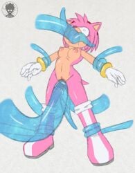 amy rose from sega by suture art