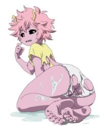 1girls animated ass ass_focus big_ass big_butt bimbo bottom_heavy bubble_ass bubble_butt butt_focus dat_ass felipe_godoy female female_only foot_focus horns huge_ass large_ass mina_ashido monster_girl my_hero_academia nude pink_skin pussy tagme teenager thick_ass torn_clothes