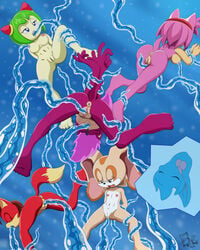 amy_rose anthro anus blue_background breasts chaos_(sonic) closed_eyes cosmo_the_seedrian cream_the_rabbit cub double_penetration female frost_norde furry group monster nudist open_mouth oral penetration pussy rape restrained sega sonia_the_hedgehog sonic_(series) sonic_the_hedgehog_(series) sonic_underground sonic_x spread_legs tentacle tentacle_rape uncensored underwater underwater_sex vaginal_penetration water young