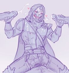 <3 bukkake bulge bungie cayde-6 clothed clothing cum cum_on_body cum_on_helmet cum_on_mask cum_on_upper_body destiny_(game) disembodied_penis erection exo fully_clothed gay glowing glowing_eyes group group_sex guardian_(destiny) handjob happy helmet hunter_(destiny) kneeling machine male male/male male_only mask masked masturbation no_face penis pink_eyes robot sex threesome vhkansfweer yaoi