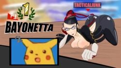 bayonetta bayonetta_(character) latex lollipop meme pikachu pokemon super_smash_bros. tacticaljunk