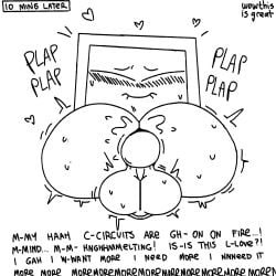 2boys anal anal_sex animate_inanimate ass balls ballsack big_ass big_butt black_and_white blush blush_lines comic_page completely_nude completely_nude_male computer computer_monitor computer_screen duo duo_male english english_dialogue english_text huge_ass huge_butt human human_on_robot humanoid humanoid_genitalia humanoid_penis male male/male male_only male_penetrated male_penetrating monochrome no_sex nude nude_male objectum oc page_6 penis pounding pounding_ass robot robot_boy testicles wowthisisgreat