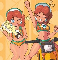 princess daisy from mario (series) by jeffmiga