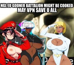3girls dc dc_comics dcau europe female galatea politics rip_eu_gooners salute superman_(series) uk