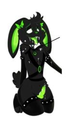 anthro black_fur bondage bunny green_penis male_focus male_only matrix_fang