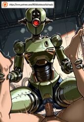 ai_generated amazon_position assaultron fallout fallout_4 female femdom robot_girl willainukeusallalready