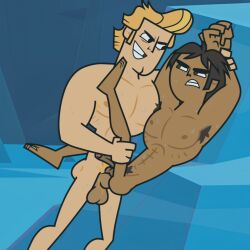 2boys age_difference anal anal_sex black_hair cave dark-skinned_male dark_skin edit gay hate_sex ice jacques_(tdi) jock light-skinned_male light_skin male male/male male_only male_penetrating_male penetration raj_(tdi) rivalry rough_sex sweat the_ridonculous_race total_drama_island total_drama_island_(2023) toxic_yaoi yaoi