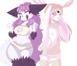 absurd_res animation_meme_community duo female furry ghostpuke highres rossali suggestive xxaestheticallydankx youtube