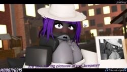 1boy 1boys 1girls 1male 2025 3d anthro anthro_female anthro_only areola_peek areola_peeking areola_slip areola_visible_through_clothing areolae_peeking areolae_slip areolae_visible_through_clothing ass background big_ass big_booty big_breasts big_butt black_and_white blush blush_lines booty breasts brim_hat busty busty_female candid child_bearing_hips cleavage cleavage_dress clothed colored crate creepshot dated dialogue discord_tag disembodied_hand disembodied_hands dress dressed dressed_female edit edited english_text exclamation_point eyebrow eyebrows eyebrows_raised eyes eyes_open female female_anthro female_focus female_only film film_grain filmed filming fluff fluffy fluffy_chest furry furry_female furry_only glove gloves hat headwear holding_object holding_photo letterbox letterboxed light_blush long_glove long_gloves looking_at_another looking_at_viewer made_using_roblox market marketplace moosty oc open_mouth original_character pervert pervert_male photo picture polaroid polaroid_photo ponytail ponytail_female pov pov_eye_contact purple_hair purple_hair_female question question_mark questionable questioning rainer_polyam_hazel roblox roblox_studio robloxian self_upload shock shocked shocked_expression shocked_eyes shop surprised taking_photo taking_picture text watermark wearing_hat white_glove white_gloves wide_hips wolf wolf_ears wolf_girl wolf_humanoid