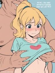 adolescent age_difference ai_generated blonde_female blonde_hair blonde_hair_female blush fat fat_ass fat_male female grope_from_behind groping groping_breast groping_breasts groping_from_behind hands_on_breasts hands_under_clothes molestation older_male older_male_and_younger_female pixey scared shy size_difference size_play teen_girl teenage teenage_girl teenager ugly_bastard ugly_man uncle_and_niece underboob young young_female younger_female younger_female_older_male