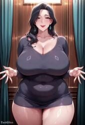 ai_generated animated breast_focus breasts breasts_bigger_than_head darkeffect large_breasts solo solo_female solo_focus tagme video