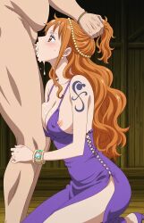 nami (one piece) from one piece by one xxx