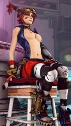 3d blender borderlands borderlands_2 gaige_(borderlands) lavamp1re