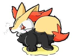 braixen nintendo omorashi peeing pokemon pokemon_(species) rokesys tairenar urine video_games