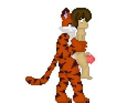 anal anal_sex animated anthro belly belly_expansion belly_inflation big_penis bodily_fluids cum cum_inside evan_(disambiguation) expansion felid genital_fluids genitals huge_cock human humanoid inflation inflation lunalyst male male/male mammal pantherine penetration penis size_difference stomach_bulge tiger transformation