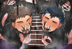 3boys after_fellatio after_oral ahe_gao all_fours anal anal_insertion anal_sex ass ass_juice beefy biceps big_ass big_black_cock big_glans big_penis big_penis_adoration black_cum black_hair blue_hair blush bodysuit brown_hair bubble_butt bukkake censor_bar censored censored_penis corruption cum cum_bubble cum_drip cum_everywhere cum_explosion cum_filled cum_from_ass cum_from_mouth cum_from_nose cum_in_ass cum_inside cum_leaking cum_on_face cum_on_penis cum_on_tongue cum_splatter cum_string cum_three_times cum_trail dark_penis dat_ass dripping dripping_cum drooling ejaculation erect_nipples erection excessive_cum fallen fallen_hero foreskin foreskin_folds frown gay glowing_eyes gondom green_eyes hero hi_res huge_cock hungry_mouth intense_orgasm long_cumshot long_penis looking_at_penis looking_pleasured looking_up male male/male male_only male_penetrated mature_male motion_lines multicolored_hair muscles muscular muscular_arms muscular_male nakadashi nipples_visible_through_clothing orgasm original original_character penis_bigger_than_head plump_ass pointless_censoring pov pubic_hair pull_out raw_sex retracted_foreskin round_ass saliva saliva_trail semen sex short_hair snot snot_trail spread_legs steam steaming_breath steamy_penis tentacle tentacle_around_breast tentacle_in_ass tentacle_penetration tentacle_penis tentacle_sex thick_ass thick_eyebrows thick_penis threesome tight_clothing tongue_out tough_guy tremble_spikes trembling two_tone_hair uncircumcised uncut unstoppable_orgasm veiny_penis very_high_resolution yaoi