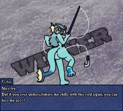 1girls anthro ass completely_nude female fishabelle nude pixel_art spriters_sins tagme