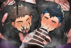 3boys ahe_gao all_fours anal anal_insertion anal_sex ass ass_juice beefy biceps big_ass big_black_cock big_glans big_penis big_penis_adoration black_cum black_hair blowjob blue_hair blush bodysuit brown_hair bubble_butt bukkake censor_bar censored censored_penis corruption cum cum_drip cum_filled cum_from_ass cum_from_mouth cum_from_nose cum_in_ass cum_inside cum_leaking cum_on_face cum_on_penis cum_on_tongue cum_splatter cum_string dark_penis dat_ass double_penetration dripping dripping_cum drooling erect_nipples erection fallen fallen_hero fellatio frown gay glowing_eyes gondom green_eyes hero hi_res huge_cock hungry_mouth long_penis looking_at_penis looking_pleasured looking_up male male/male male_only male_penetrated male_penetrating male_penetrating_male mature_male motion_lines multicolored_hair muscles muscular muscular_arms muscular_male nakadashi nipples_visible_through_clothing oral oral_penetration oral_sex original original_character penis_bigger_than_head plump_ass pointless_censoring pov pubic_hair raw_sex round_ass saliva saliva_trail semen sex short_hair snot snot_trail spread_legs steam steaming_breath steamy_penis sucking sucking_penis tentacle tentacle_around_breast tentacle_in_ass tentacle_penetration tentacle_penis tentacle_sex thick_ass thick_eyebrows thick_penis threesome thrusting tight_clothing tongue_out tough_guy two_tone_hair vacuum_fellatio veiny_penis very_high_resolution yaoi