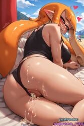1boy 1girls after_anal after_sex after_vaginal ai_generated beautiful begging big_breasts big_penis crop_top cum_in_mouth cum_inside cum_on_face dick female female_only happy horny inkling inkling_girl long_hair looking_at_viewer nipples obedience penis pov seductive soprano_r34 splatoon splatoon_(series) splatoon_2 splatoon_3 young_female