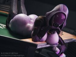1girls 3d alien alien_girl alien_humanoid ass beverage big_ass big_butt bioware blender breasts dat_ass fat_ass female female_focus female_only helmet helmet_with_visor hood indoors large_ass large_breasts large_thighs looking_at_viewer mask masked masked_female mass_effect mass_effect_2 mass_effect_3 mostly_nude naked naked_female nbtqa nude nude_female partially_clothed poker_table purple_body purple_skin purple_skinned_female quarian selfie solo solo_female tali'zorah_nar_rayya wide_hips wide_thighs